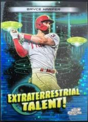 Bryce Harper [Blue Moon] Baseball Cards 2023 Topps Cosmic Chrome Extraterrestrial Talent Prices