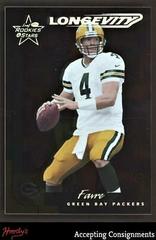 Brett Favre [Longevity] #37 Football Cards 2000 Leaf Rookies & Stars Prices
