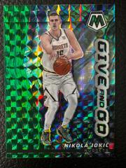 Nikola Jokic [Green] #15 Basketball Cards 2022 Panini Mosaic Give and Go Prices