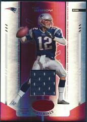 Tom Brady [Materials Mirror Red] #71 Football Cards 2004 Leaf Certified Materials Prices