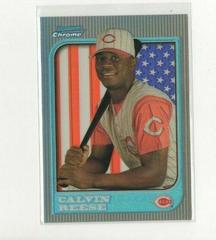 Calvin Reese [Refractor] #155 Baseball Cards 1997 Bowman Chrome International Prices