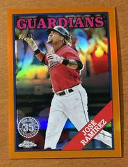 Jose Ramirez [Orange] Baseball Cards 2023 Topps Chrome 1988 Prices