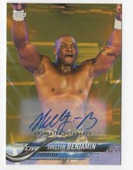 Shelton Benjamin [Gold Autograph] Wrestling Cards 2018 Topps WWE Prices