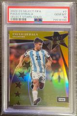 Paulo Dybala [Gold] #7 Soccer Cards 2022 Panini Select FIFA Stars Prices