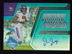 Justin Jefferson [Blue] Football Cards 2022 Panini Certified Potential Signatures Prices