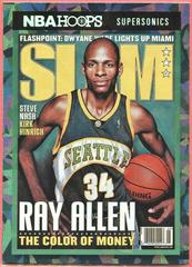Ray Allen [Green Ice] Basketball Cards 2021 Panini Hoops SLAM Prices