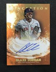 Blaze Jordan Baseball Cards 2021 Bowman Inception Autographs Prices