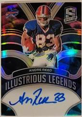 Andre Reed [Nebula] Football Cards 2022 Panini Spectra Illustrious Legends Autographs Prices