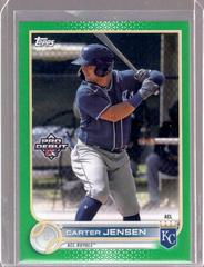 Carter Jensen [Green] #PD-100 Baseball Cards 2022 Topps Pro Debut Prices