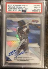 Ronald Acuna [Refractor] #B17-RA Baseball Cards 2017 Bowman's Best of Autograph Prices