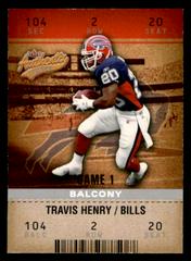 Travis Henry #38 Football Cards 2003 Fleer Authentix Prices