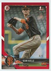 Sean Hjelle [Red] #BD-139 Baseball Cards 2018 Bowman Draft Prices