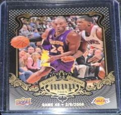 Bryant #KB-48 Basketball Cards 2008 Upper Deck MVP Kobe Prices