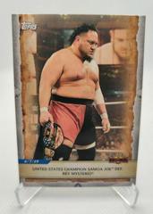 United States Champion Samoa Joe Def. Rey Mysterio Wrestling Cards 2020 Topps WWE Road to WrestleMania Prices