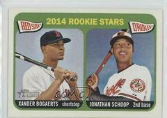 Jonathan Schoop, Xander Bogaerts #49 Baseball Cards 2014 Topps Heritage Prices