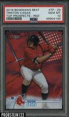 Triston Casas [Red] #TP-29 Baseball Cards 2018 Bowman's Best Top Prospects Prices