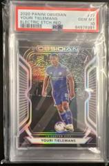 Youri Tielemans [Red] Soccer Cards 2020 Panini Obsidian Prices