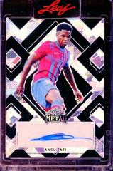 Ansu Fati [Black Crystal] Soccer Cards 2022 Leaf Metal Autographs Prices