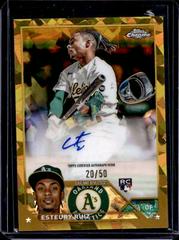 Esteury Ruiz [Gold] Baseball Cards 2023 Topps Chrome Update Sapphire Autographs Prices