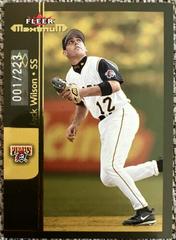 Jack Wilson #54 Baseball Cards 2002 Fleer Maximum Prices