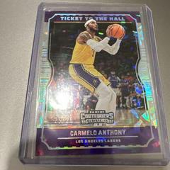 Carmelo Anthony #8 Basketball Cards 2022 Panini Contenders Ticket to the Hall Prices