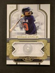 Ronald Acuna Jr. #T1UB-RA Baseball Cards 2023 Topps Tier One Uniform Button Relics Prices