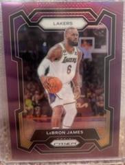LeBron James [Purple] Basketball Cards 2023 Panini Prizm Prices