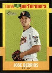 Jose Berrios Baseball Cards 2020 Topps Heritage New Age Performers Prices