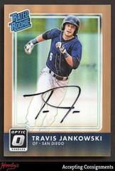 Travis Jankowski [Orange] Baseball Cards 2016 Panini Donruss Optic Rated Rookies Signatures Prices