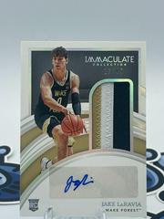 Jake LaRavia [Patch Autograph] #54 Basketball Cards 2022 Panini Immaculate Collection Collegiate Prices