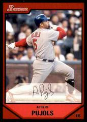 Albert Pujols #175 Baseball Cards 2007 Bowman Prices