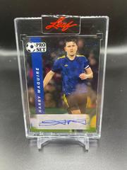 Harry Maguire [Blue] Soccer Cards 2022 Pro Set Autographs Prices