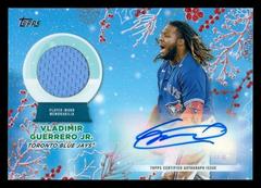 Vladimir Guerrero Jr. [Silver] #HAC-VGJ Baseball Cards 2023 Topps Holiday Autographs Prices