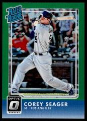 Corey Seager [Green] #32 Baseball Cards 2016 Panini Donruss Optic Prices