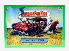 Rustin' JUSTIN [Green] #247b 2023 Garbage Pail Kids Chrome Prices
