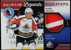 Mark Recchi [Patch] #HOF-MR Hockey Cards 2021 SP Game Used HOF Legends Sweaters Prices