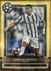 Cristiano Ronaldo [Gold] #1 Soccer Cards 2020 Topps Museum Collection UEFA Champions League Prices