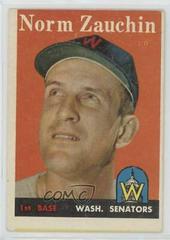Norm Zauchin #422 Baseball Cards 1958 Topps Prices