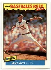 Mike Witt Baseball Cards 1986 Fleer Baseball's Best Prices