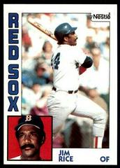 Jim Rice #550 Baseball Cards 1984 Topps Nestle Prices