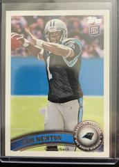 Cam Newton [Stands in Background Blue Wall] #200 Football Cards 2011 Topps Prices