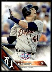 Victor Martinez #OD-106 Baseball Cards 2016 Topps Opening Day Prices