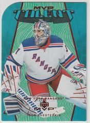 Igor Shesterkin [Green] #MT-74 Hockey Cards 2023 Upper Deck MVP Colors & Contours Prices
