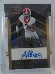 Adonai Mitchell #UW-AM1 Football Cards 2022 Leaf Ultimate Draft Weapons Autographs Prices