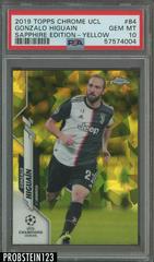 Gonzalo Higuain [Yellow] #84 Soccer Cards 2019 Topps Chrome UEFA Champions League Sapphire Prices