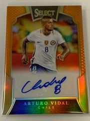 Arturo Vidal [Orange] #S-AV Soccer Cards 2016 Panini Select Signatures Prices