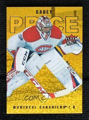 Carey Price [Gold Speckled Foil] #105 Hockey Cards 2021 Ultra Prices