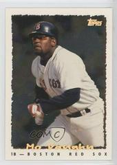 Mo Vaughn #117 Baseball Cards 1995 Topps Cyberstats Prices