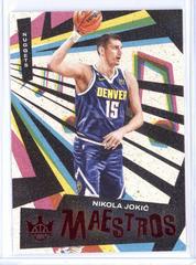 Nikola Jokic [Ruby] #13 Basketball Cards 2022 Panini Court Kings Maestros Prices