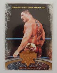 Batista [Gold] Wrestling Cards 2004 Fleer WWE WrestleMania XX Prices